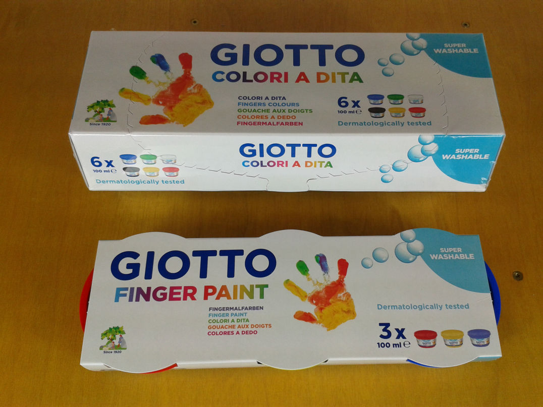 Fingermalfarben von Giotto
