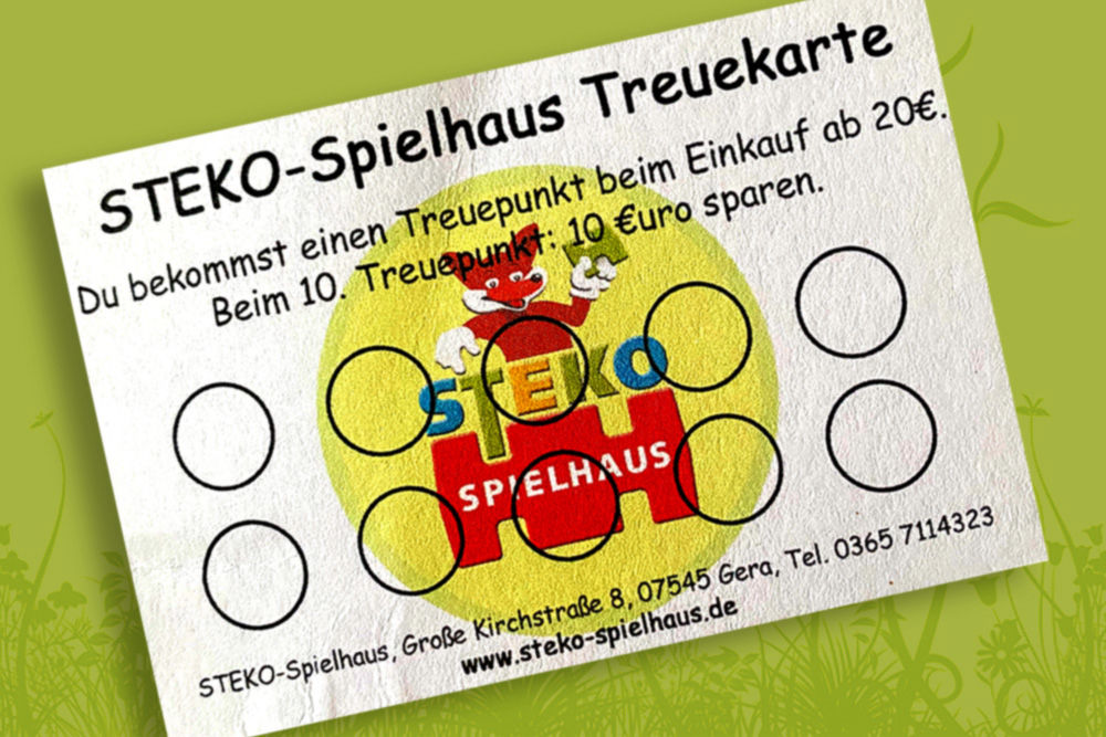 STEKO Spielhaus Treuekarte